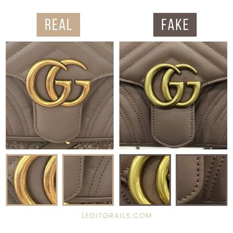 gucci marmont zip around fake vs real|real gucci gg marmont.